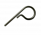 Piton crosse en inox Ø6mm 11.5cm de long