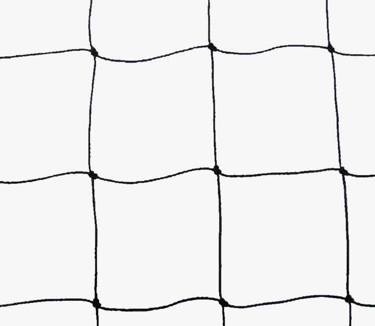 Filet câblé noué maille de 50mm - 8.80 x 0.35m - couleur Noir