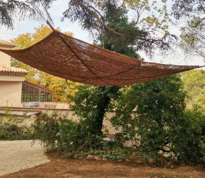 voile d'ombrage en coco 4x4m