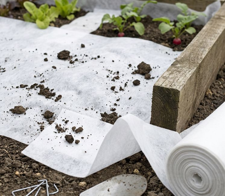 geotextile 100g blanc