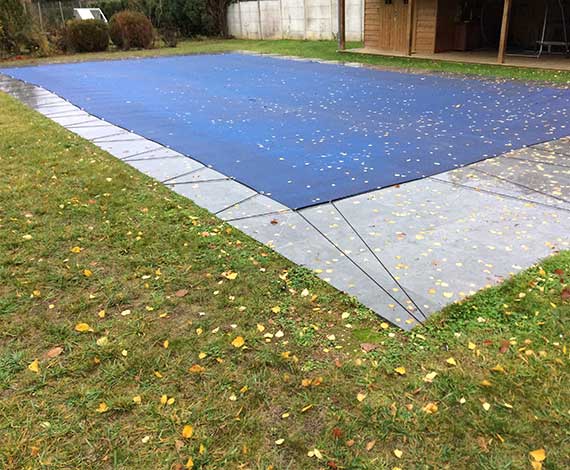 Couverture d’hivernage piscine
