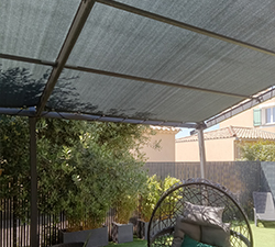 toile ombrage pergola anthracite