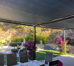 toile pergola anthracite